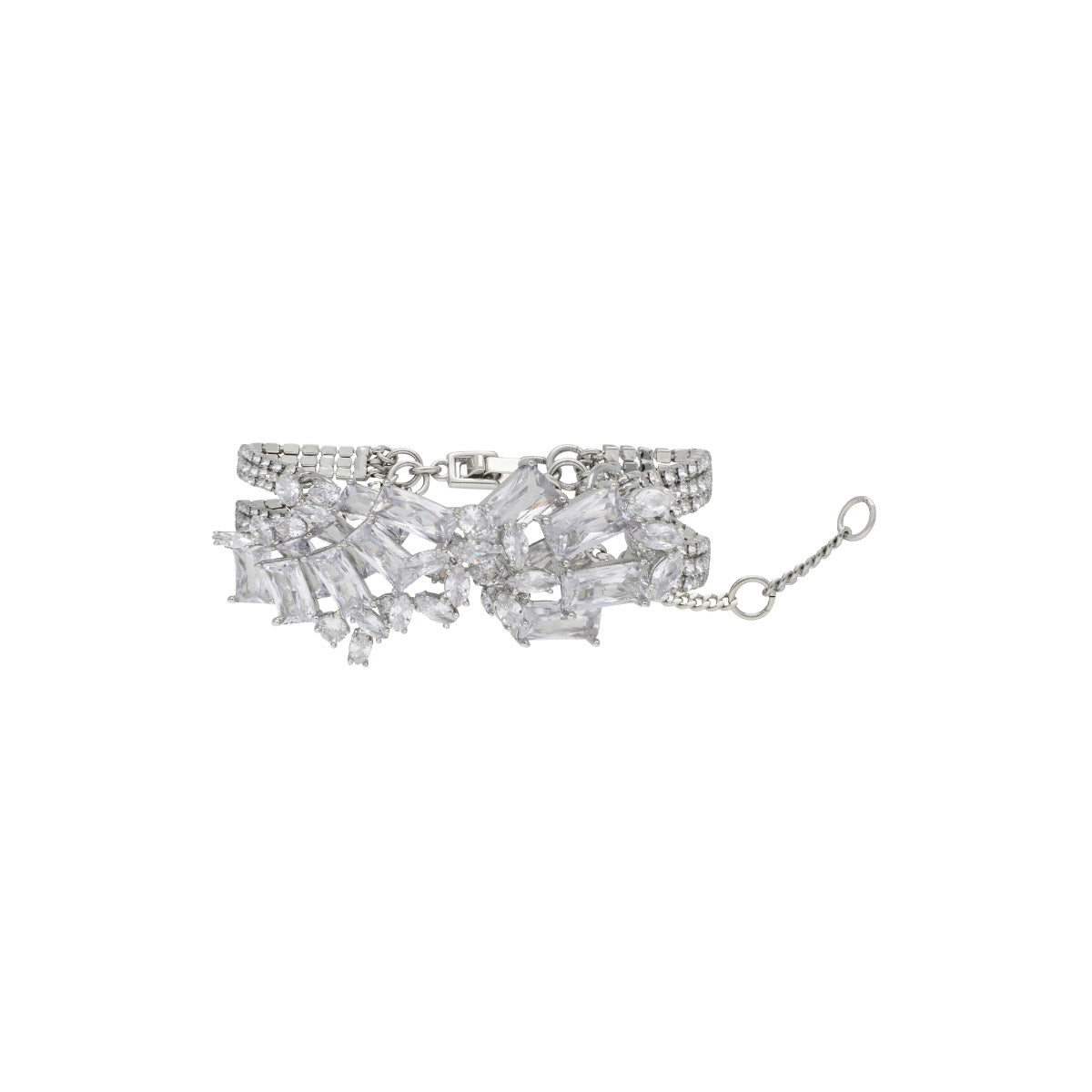 PULSERA GIVENCHY SILENT STARS PLATA