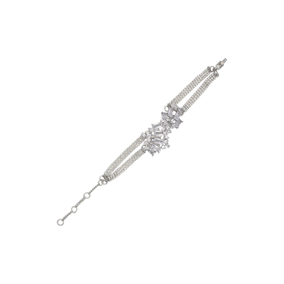 PULSERA GIVENCHY SILENT STARS PLATA