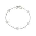 PULSERA GIVENCHY HEAVENLY HEARTS PLATEDADO