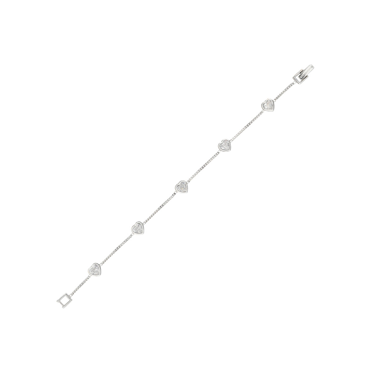 PULSERA GIVENCHY HEAVENLY HEARTS PLATEDADO