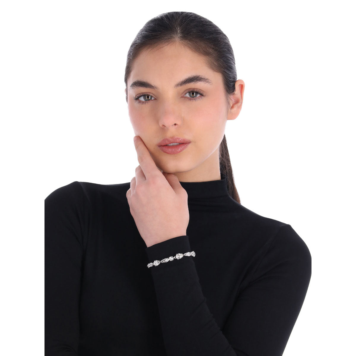 PULSERA GIVENCHY NEW ROMANTICS RHODIUM PLATEADO