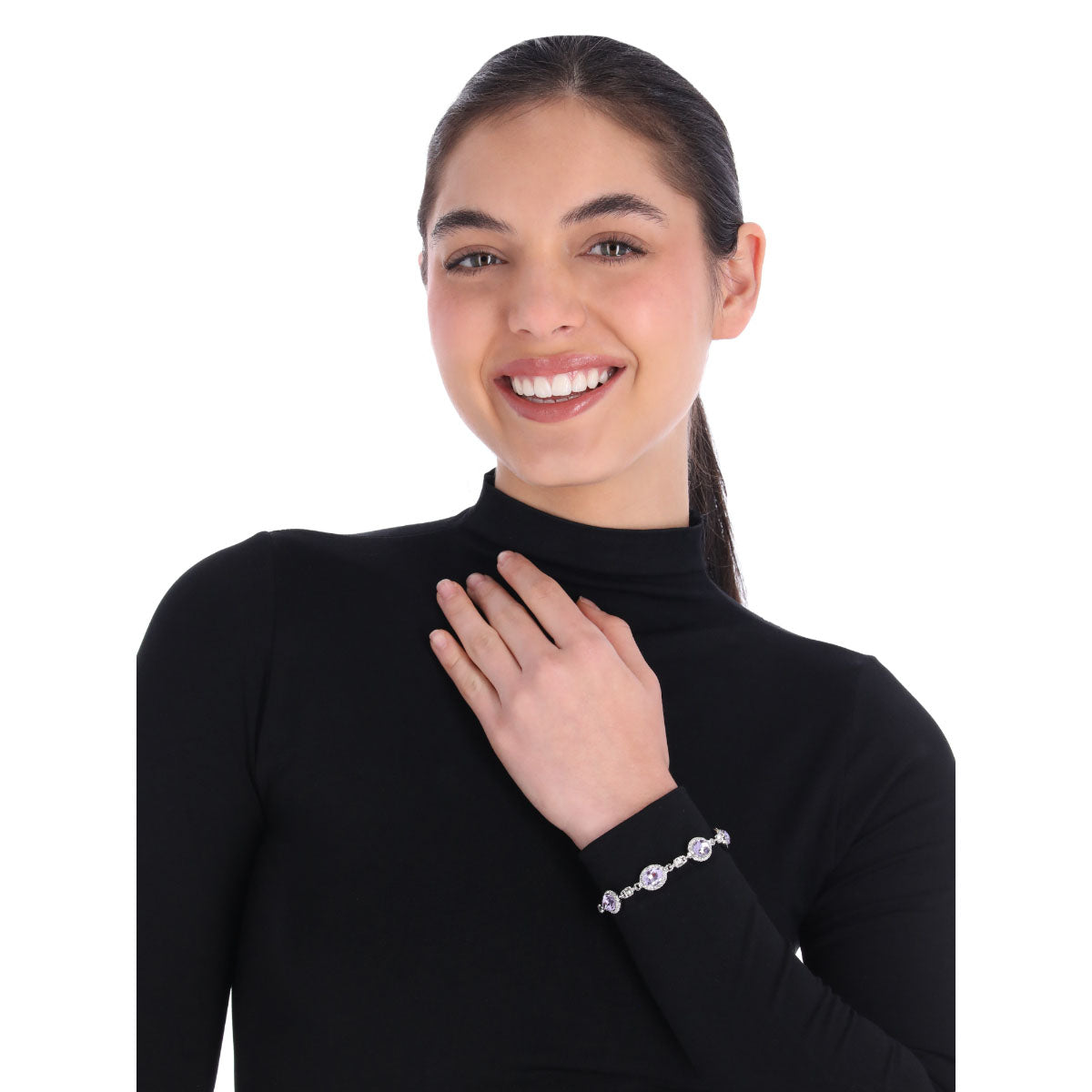 PULSERA GIVENCHY ROYAL SHINE PLATEADO