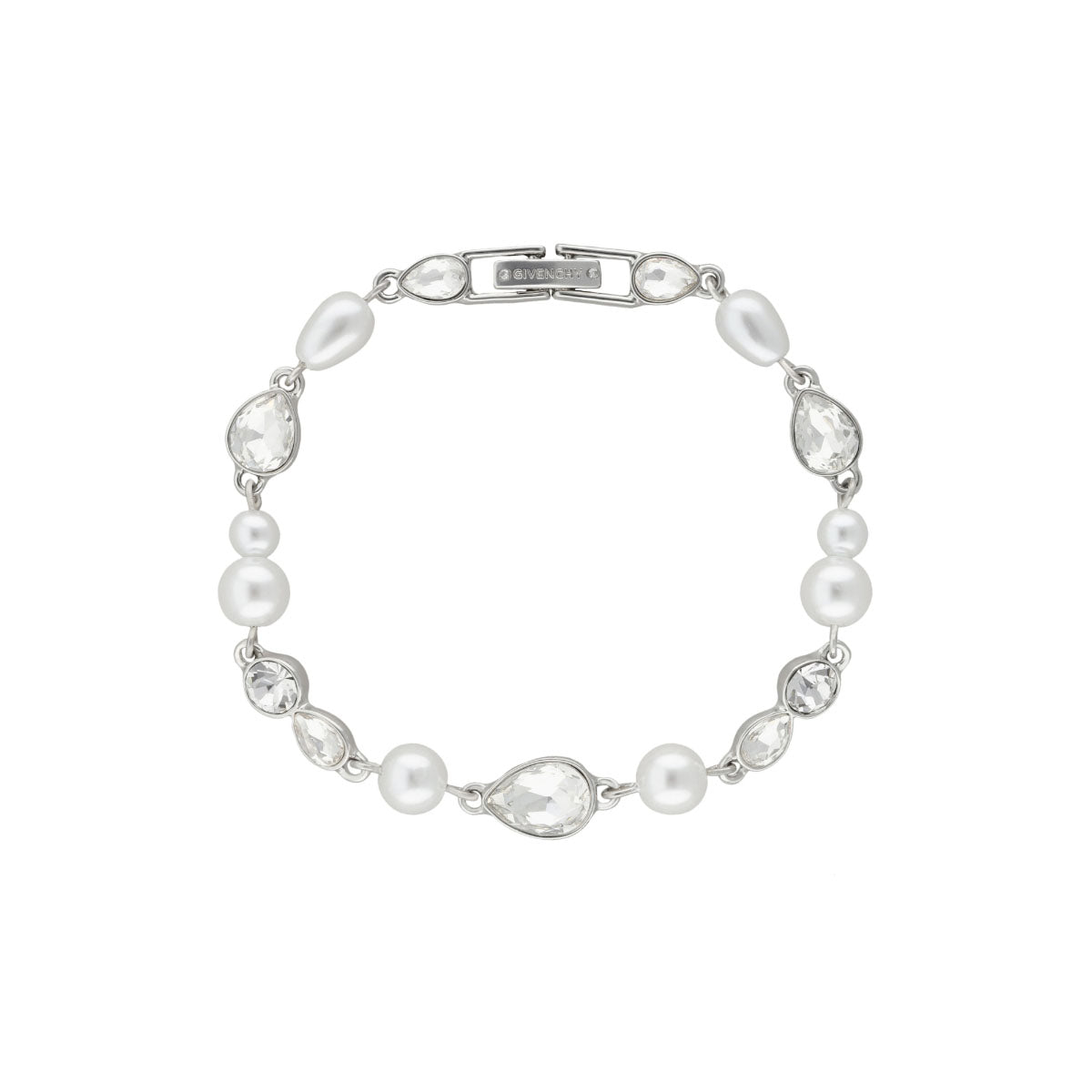 PULSERA GIVENCHY CULTURED PEARL PLATEADO