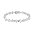 PULSERA COLOR PLATEADO, GIVENCHY, FORMA CIRCULAR TIPO TENNIS FLEXIBLE DE CRISTALES COLOR TRANSPARENTE, CIERRE TIPO PRESIÃ“N, FAMILIA CRYSTALIZED GARDEN, CONTENIDO 1 PULSERA