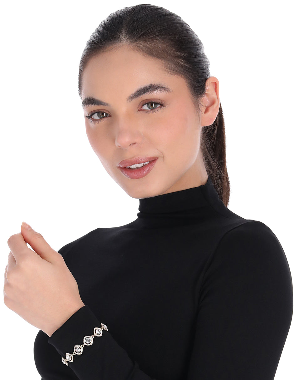 PULSERA GIVENCHY LATÃ“N COLOR DORADO FORMA CIRCULAR 07B00505