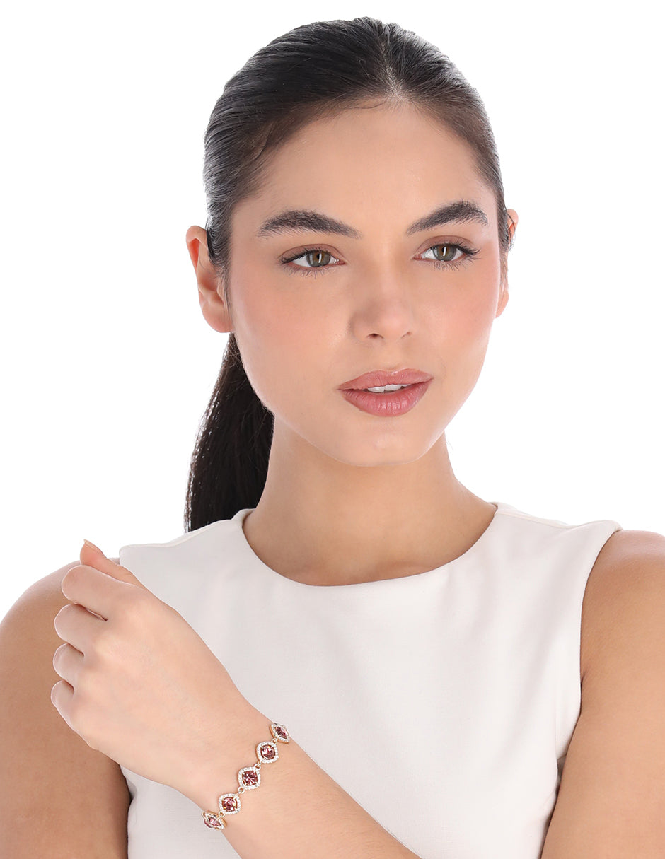 PULSERA GIVENCHY LATÃ“N COLOR DORADO FORMA CIRCULAR 07B00507