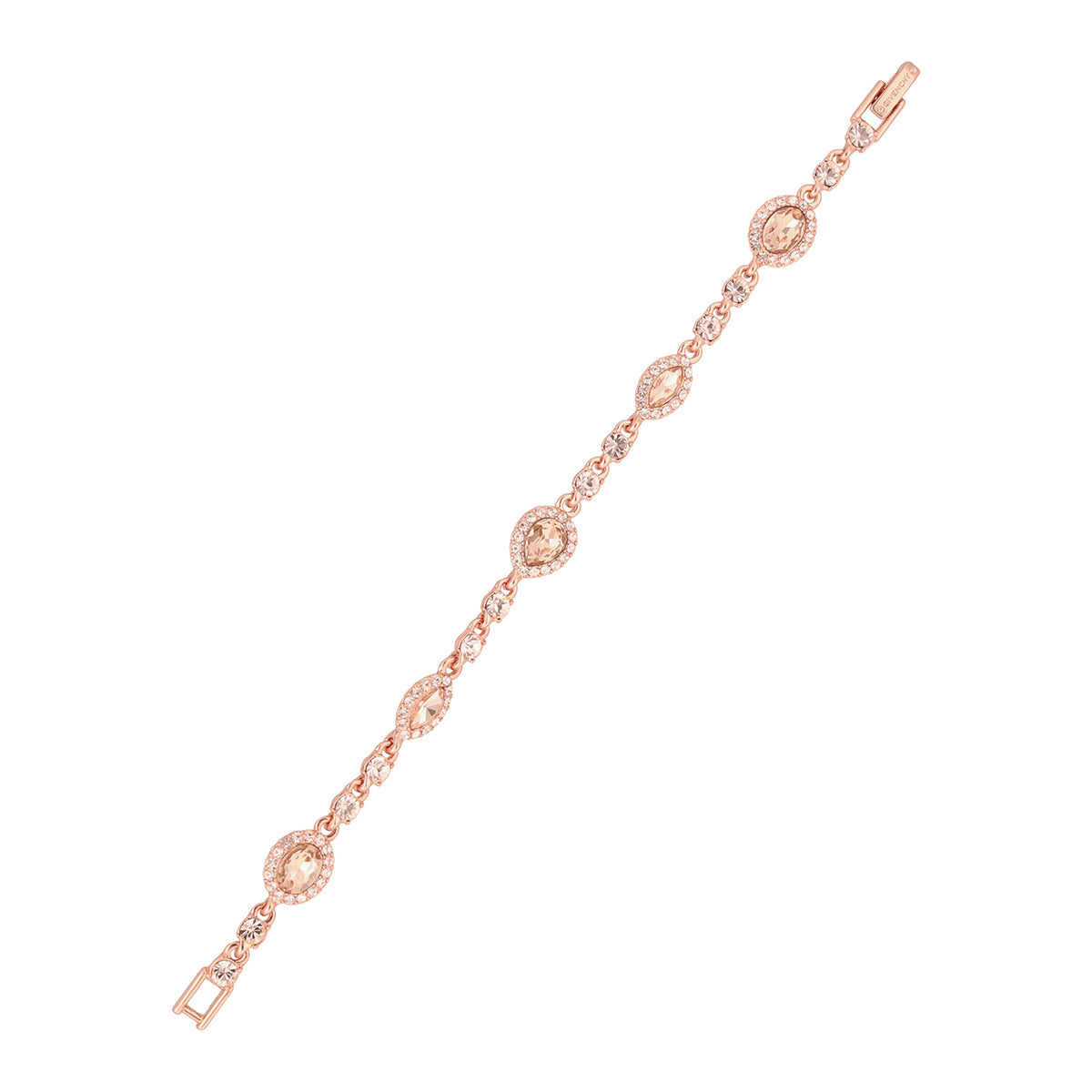 PULSERA COLOR ORO ROSA, GIVENCHY, FORMA VARIOS TIPO FLEXIBLE DE CRISTALES COLOR ROSA, CIERRE TIPO PRESIÃ“N, FAMILIA SWEET ESCAPE, CONTENIDO 1 PULSERA