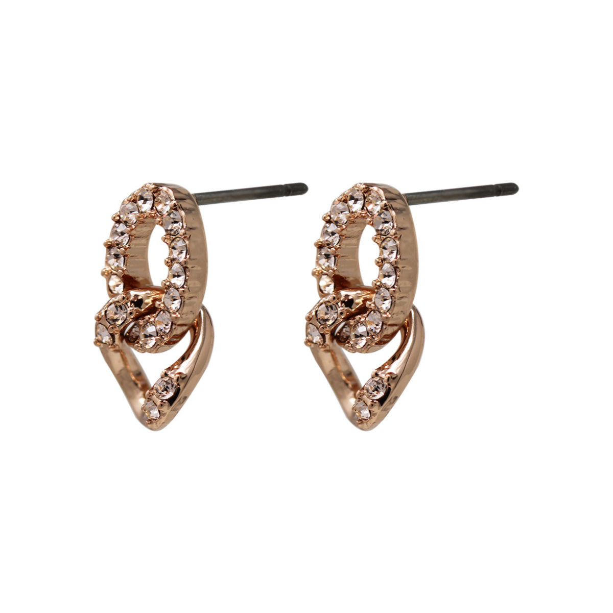 ARETES GIVENCHY KNOX ORO ROSA