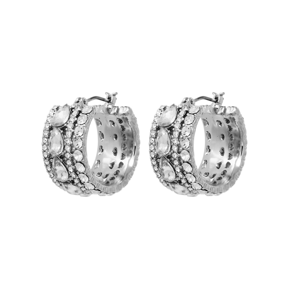 ARETES GIVENCHY BOLD AND BEAUTIFUL PLATA