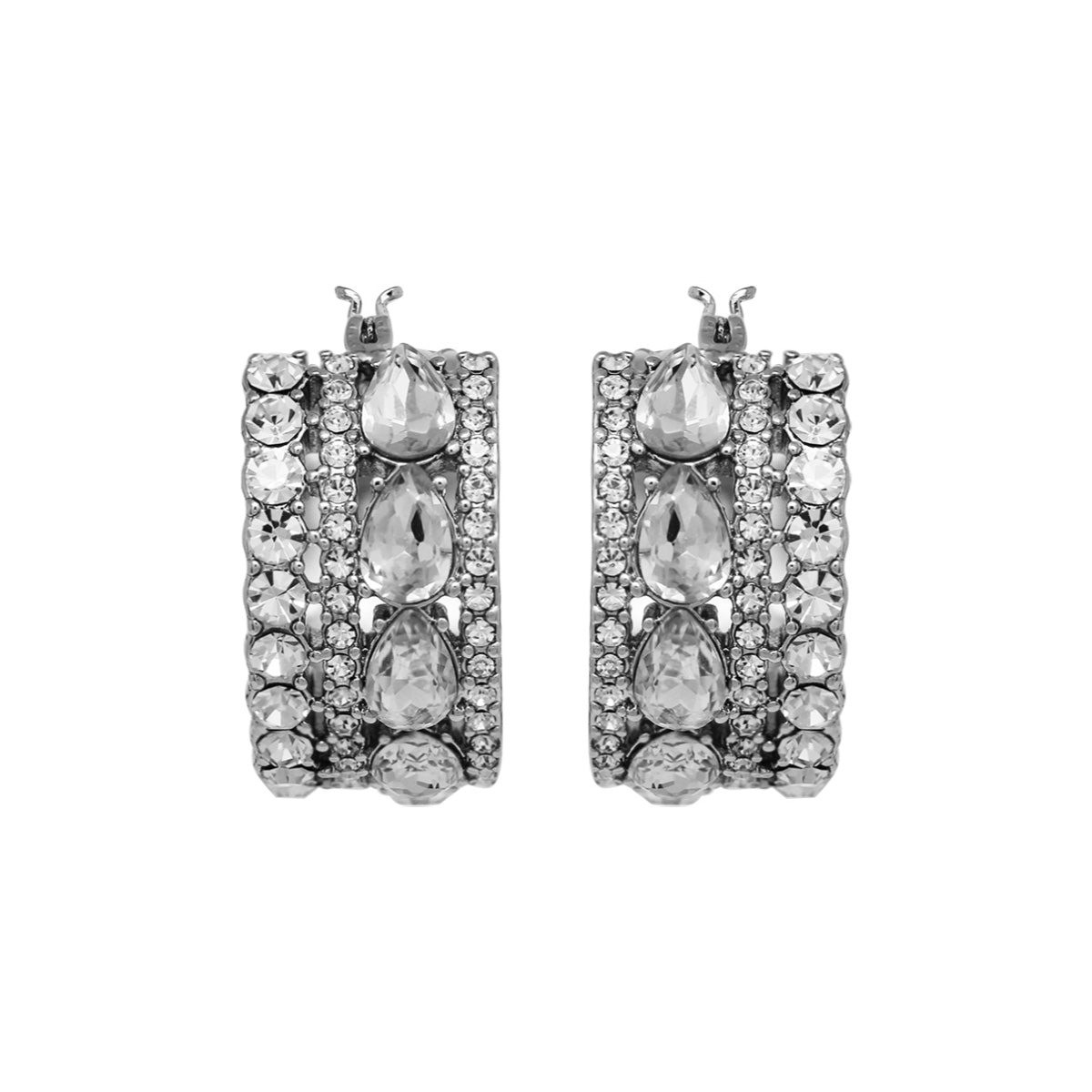 ARETES GIVENCHY BOLD AND BEAUTIFUL PLATA