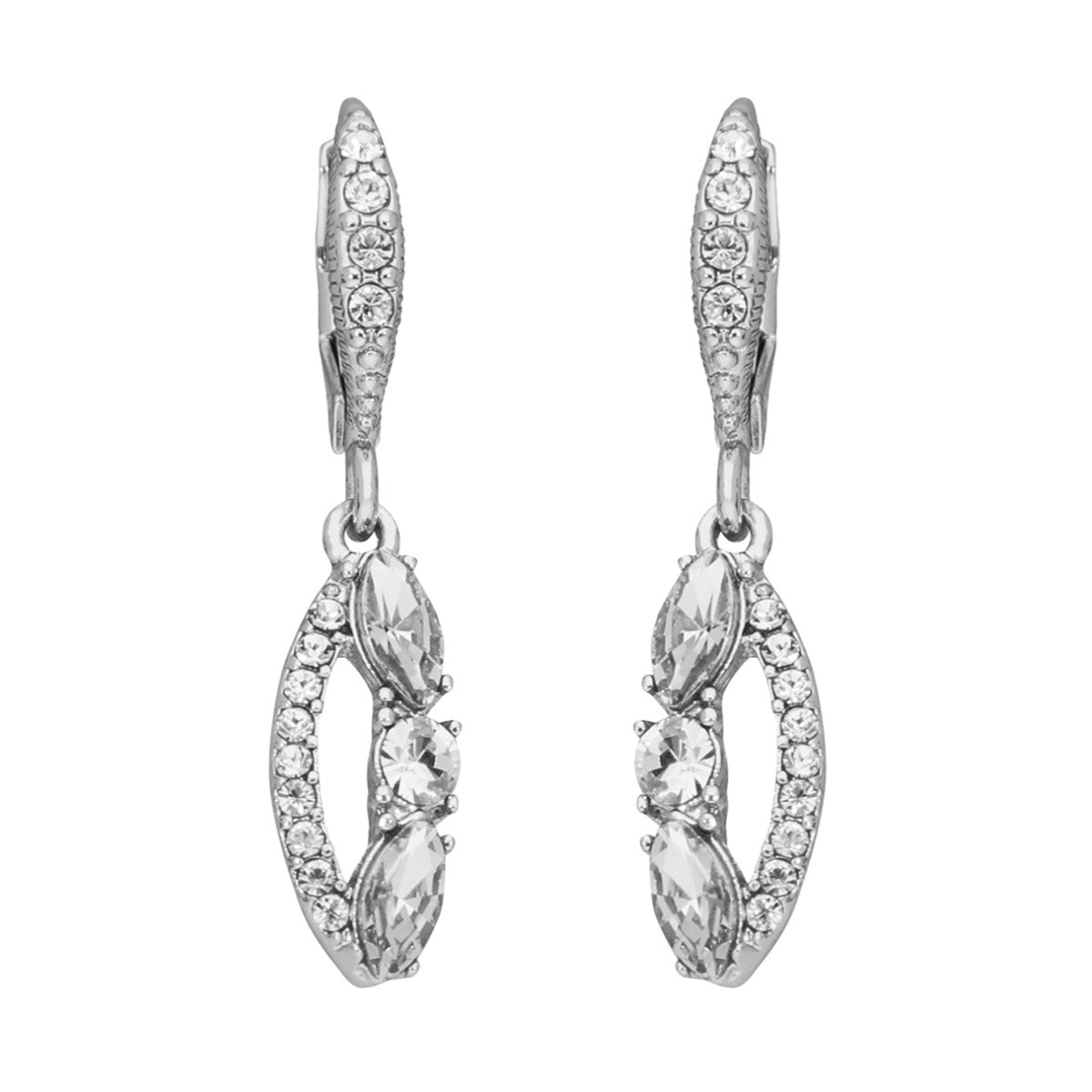 ARETES GIVENCHY VANITY FAIREST PLATA