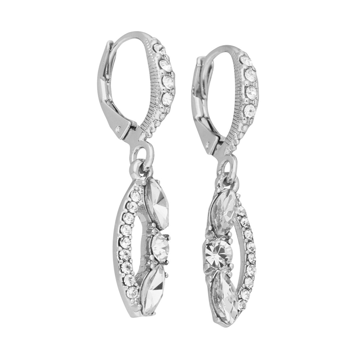 ARETES GIVENCHY VANITY FAIREST PLATA