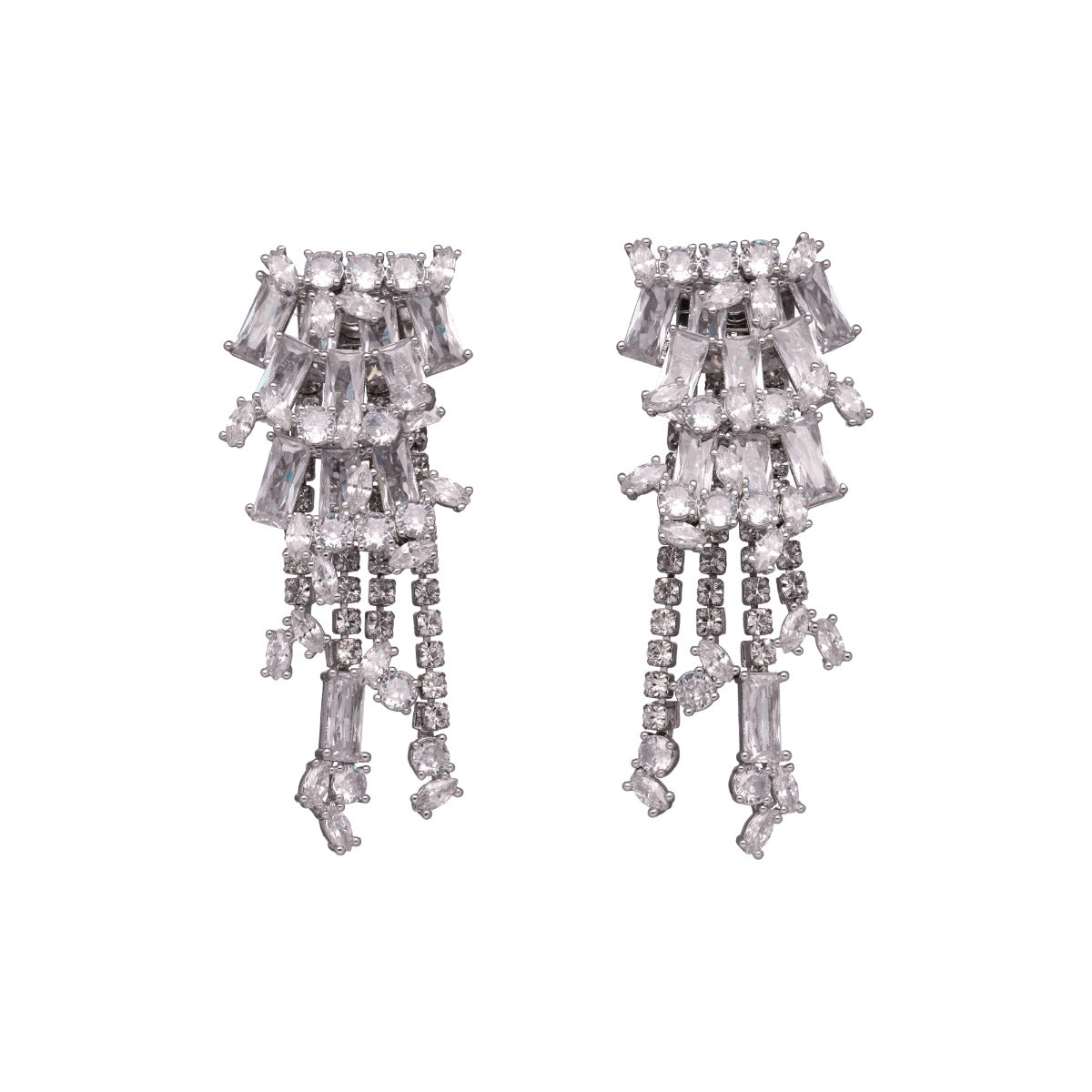 ARETES GIVENCHY SILENT STARS PLATA