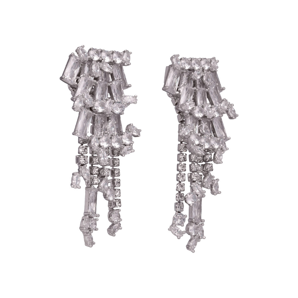 ARETES GIVENCHY SILENT STARS PLATA