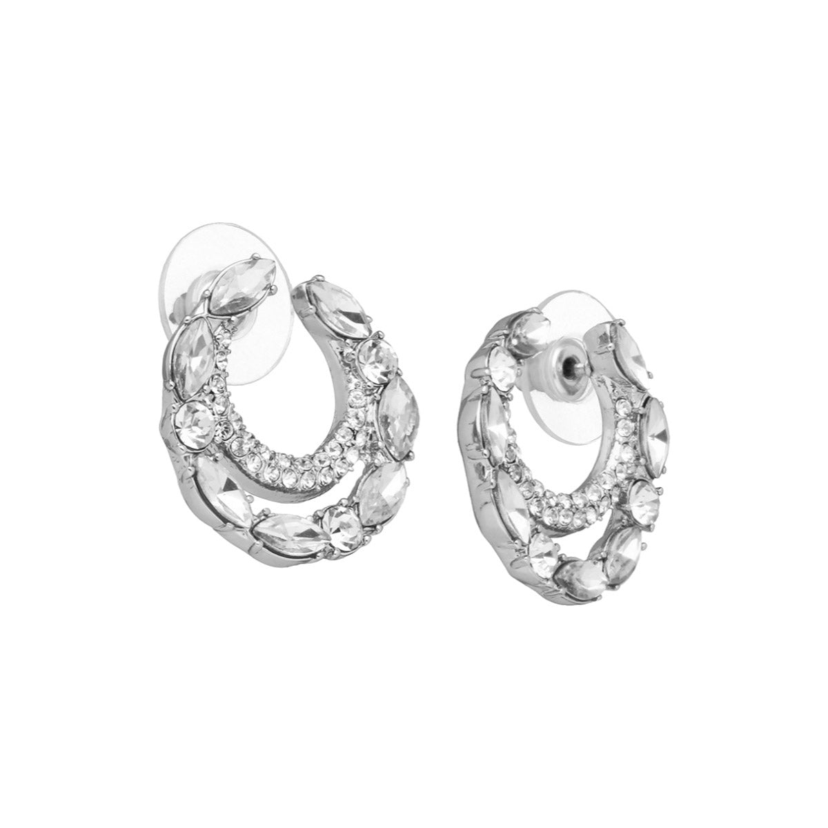 ARETES GIVENCHY VANITY FAIREST PLATA