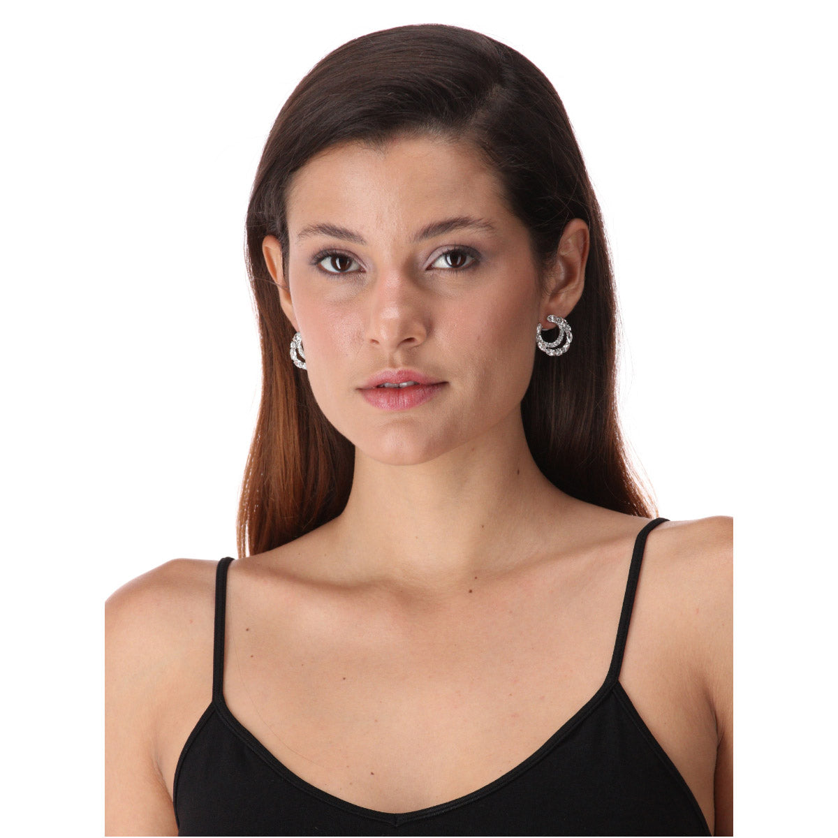 ARETES GIVENCHY VANITY FAIREST PLATA