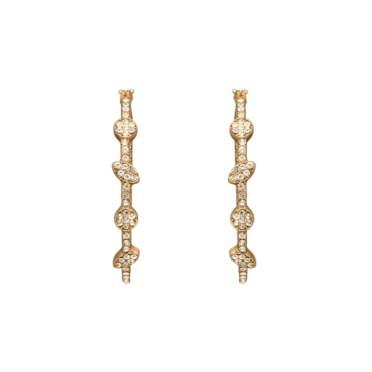 ARETES GIVENCHY SHEER SILHOUETTE DORADO