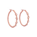 ARETES GIVENCHY SHEER SILHOUETTE ORO ROSA