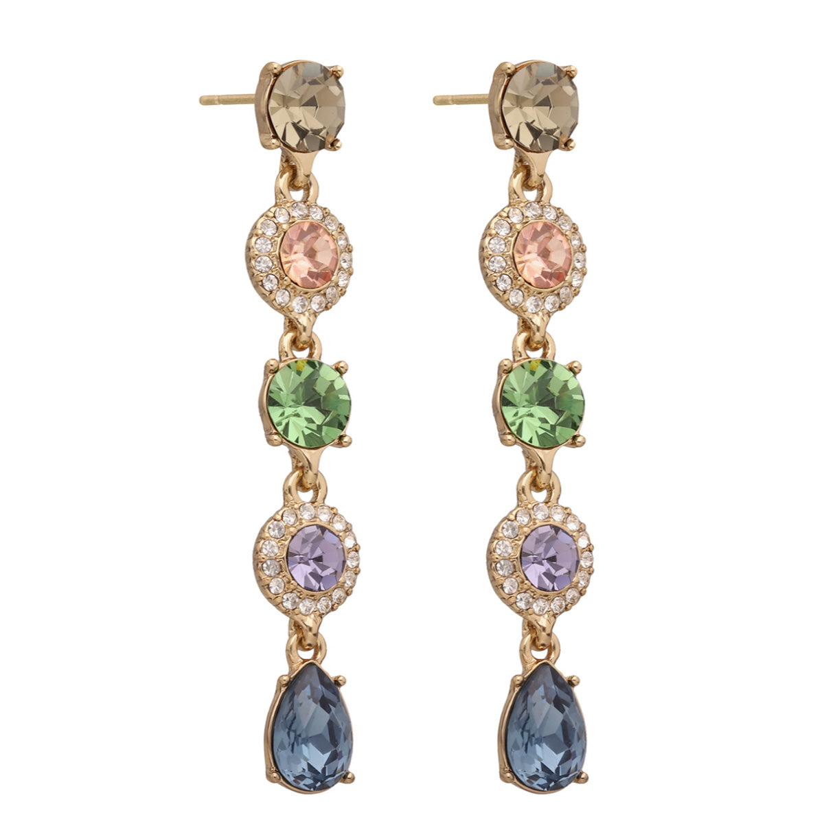 ARETES GIVENCHY BEAUTIFULLY BEJEWELED DORADO