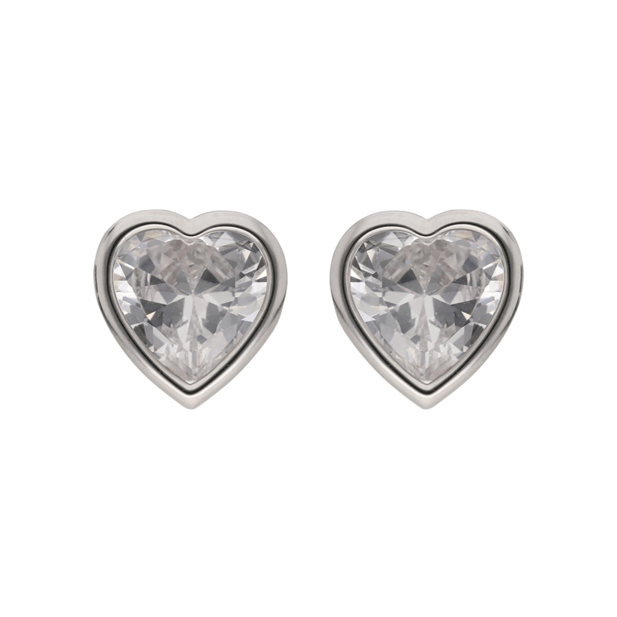ARETES GIVENCHY HEAVENLY HEARTS PLATEDADO