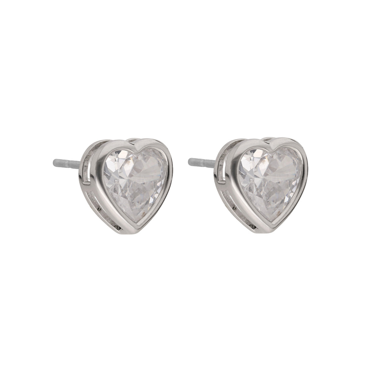 ARETES GIVENCHY HEAVENLY HEARTS PLATEDADO
