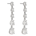 ARETES GIVENCHY CRYSTAL COUTURE PLATEDADO