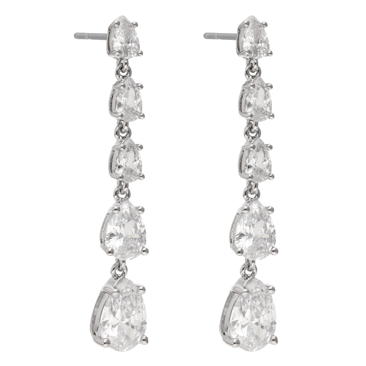 ARETES GIVENCHY CRYSTAL COUTURE PLATEDADO