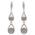 ARETES GIVENCHY DRIPPING IN PAVE PLATEDADO