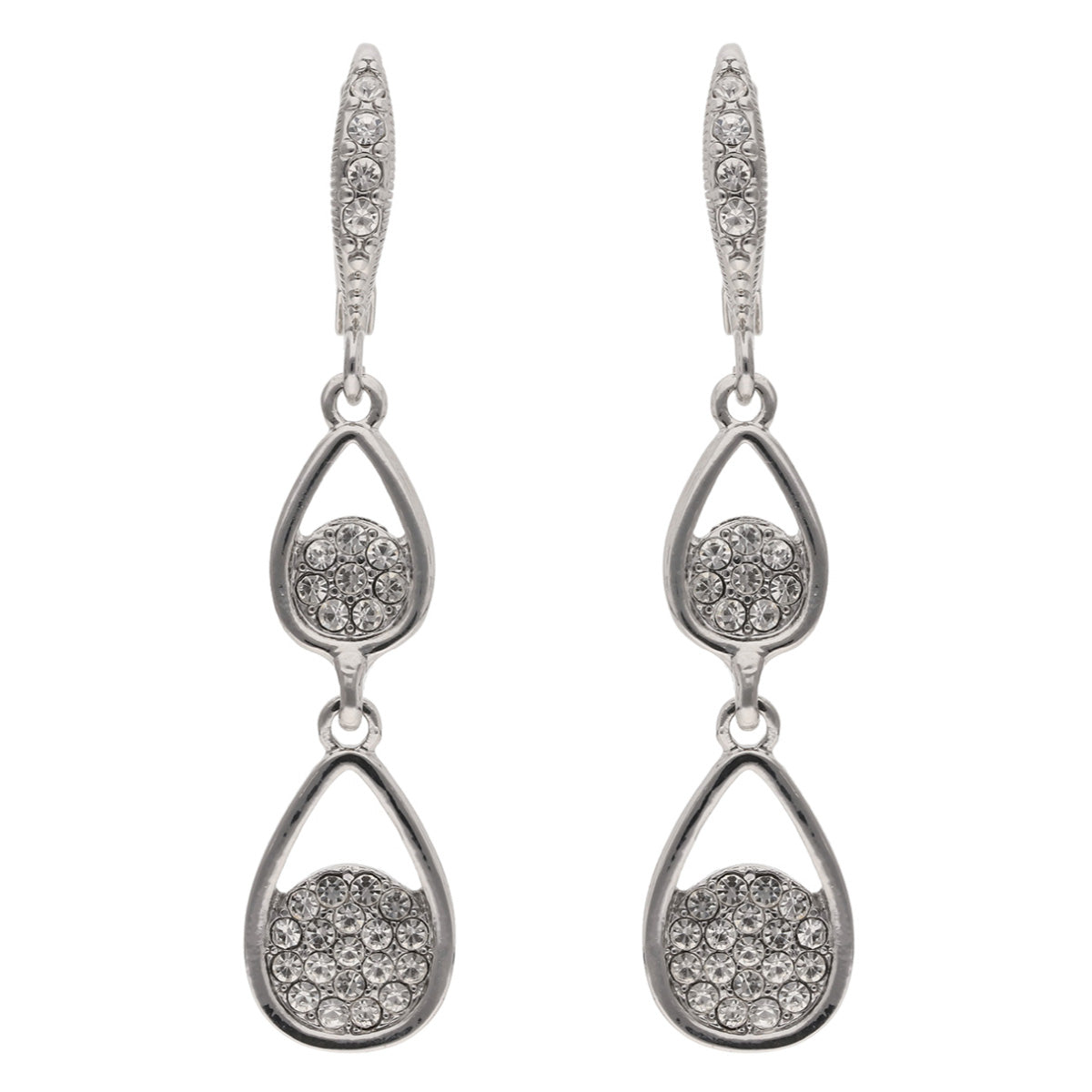 ARETES GIVENCHY DRIPPING IN PAVE PLATEDADO