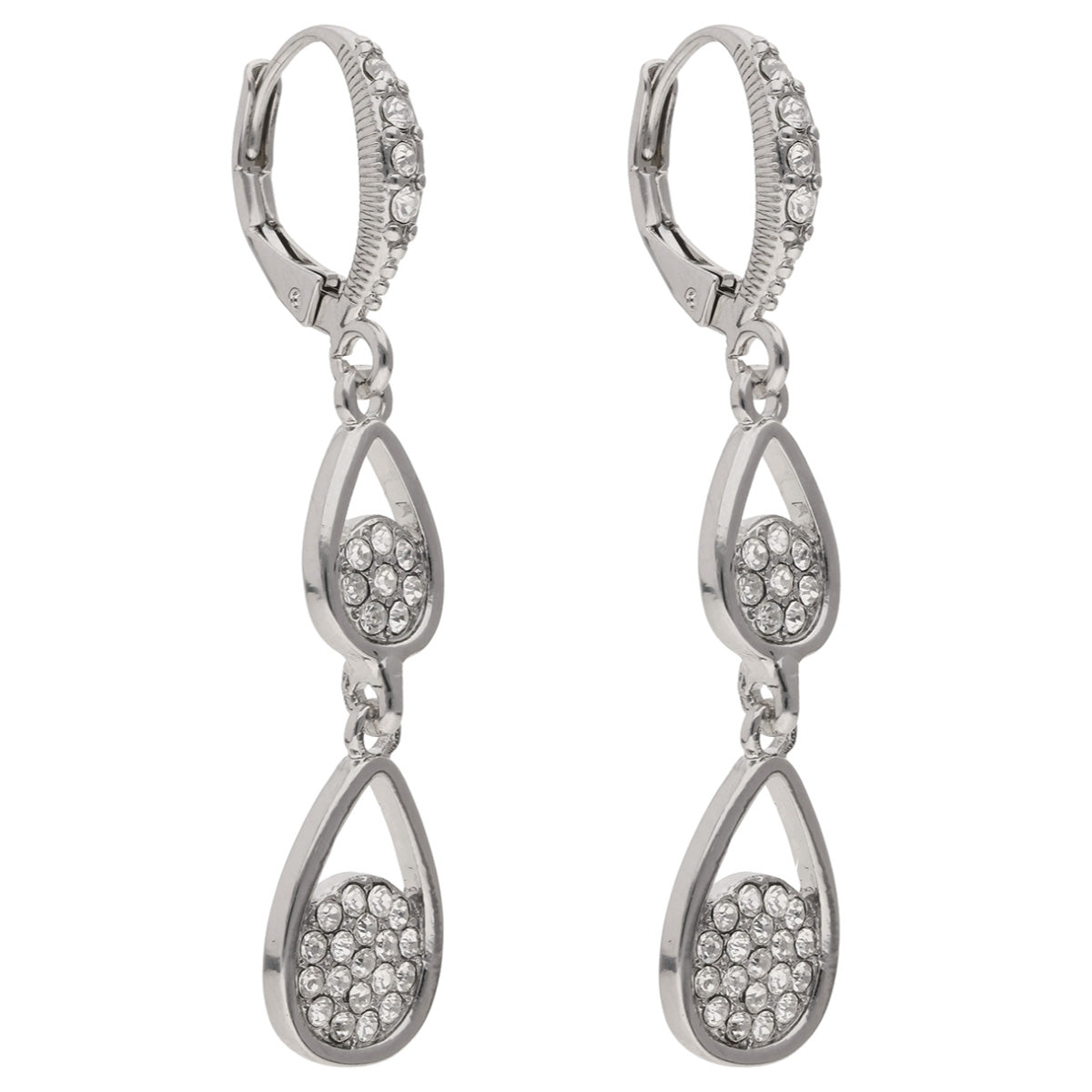 ARETES GIVENCHY DRIPPING IN PAVE PLATEDADO