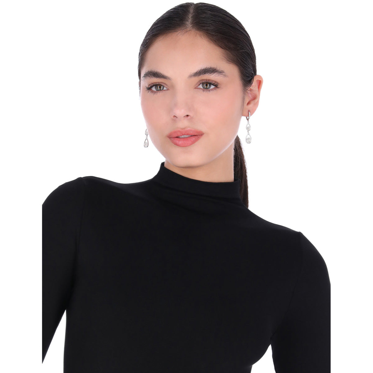 ARETES GIVENCHY DRIPPING IN PAVE PLATEDADO