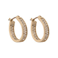 ARETES GIVENCHY DRIPPING IN PAVE DORADO