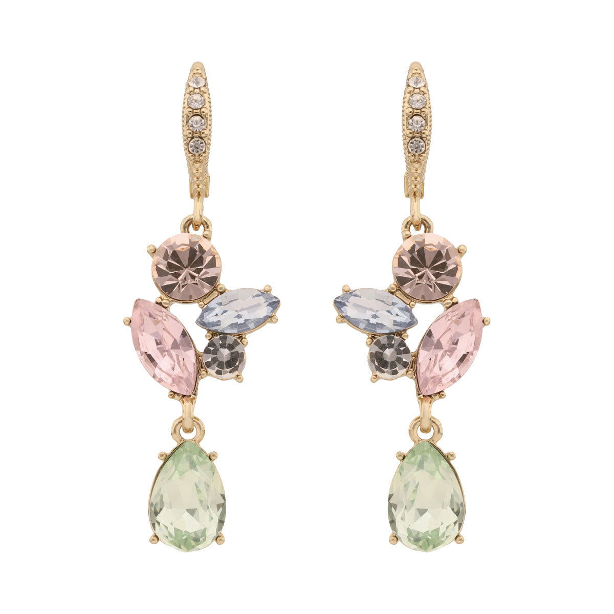 ARETES GIVENCHY GLASS SLIPPER DORADO