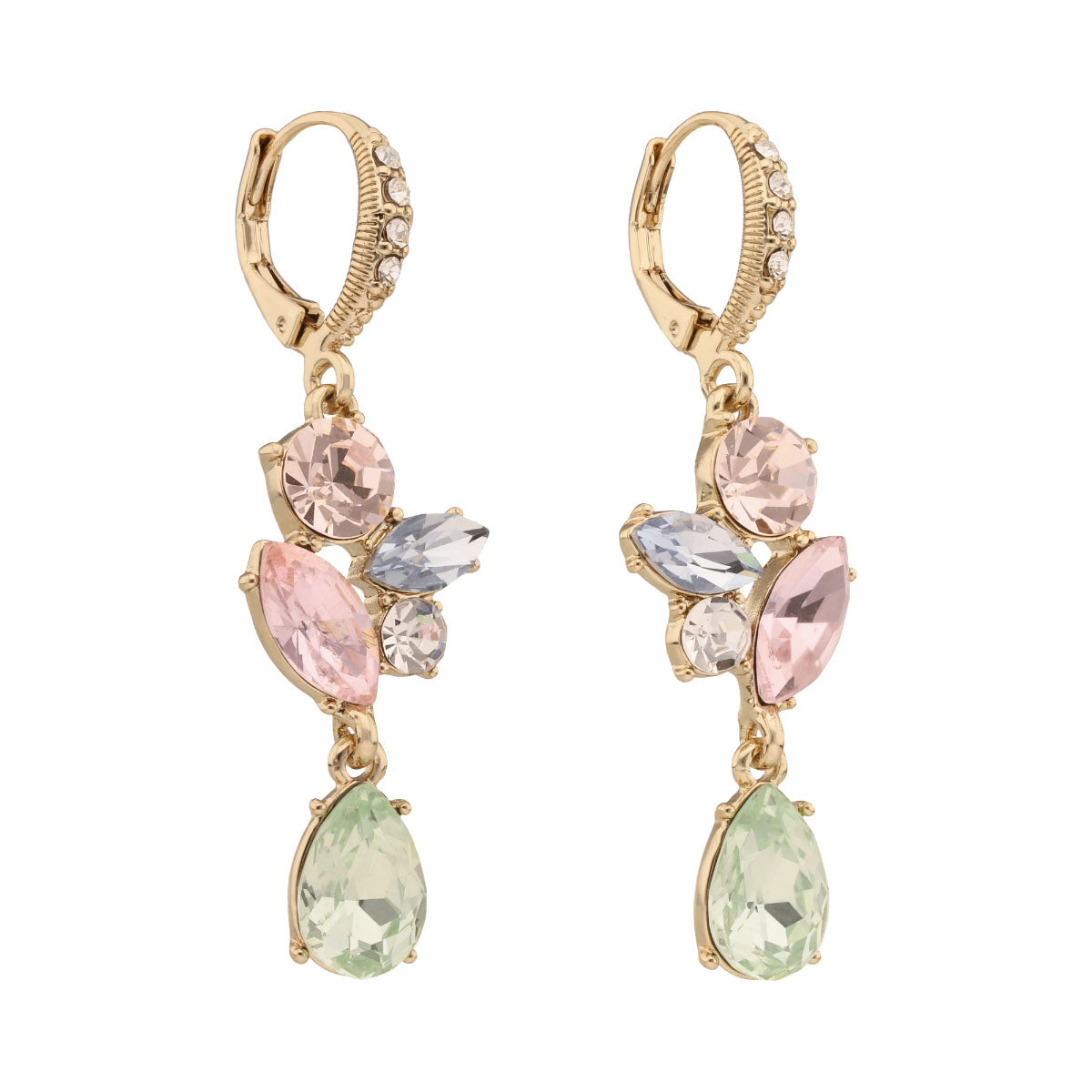 ARETES GIVENCHY GLASS SLIPPER DORADO