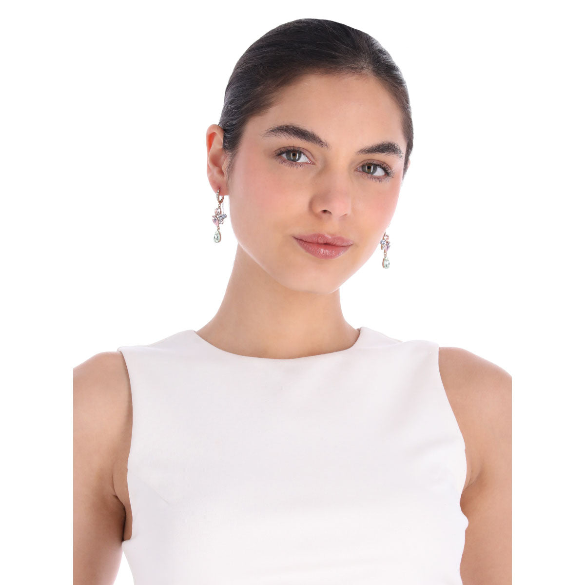 ARETES GIVENCHY GLASS SLIPPER DORADO