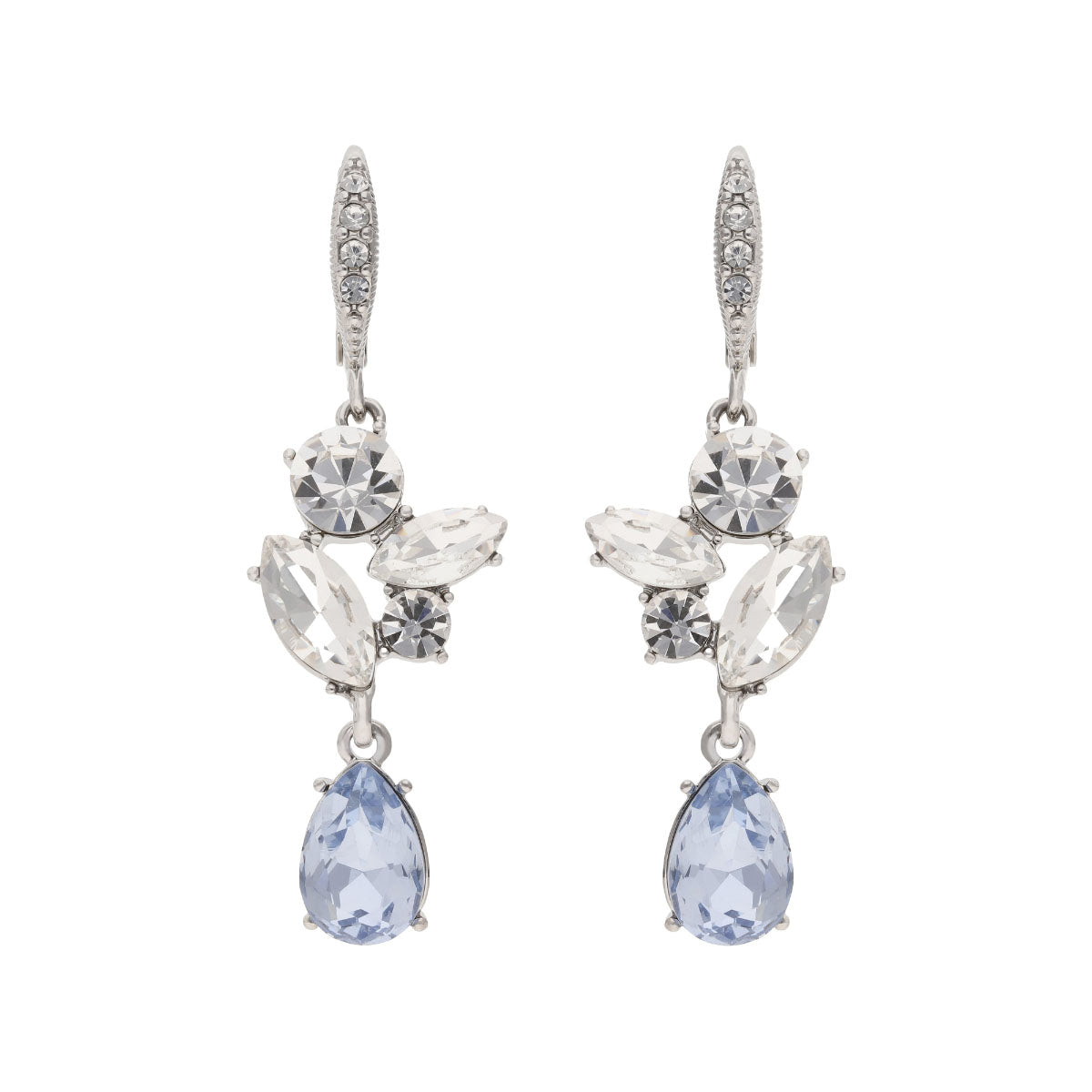 ARETES GIVENCHY GLASS SLIPPER PLATEADO