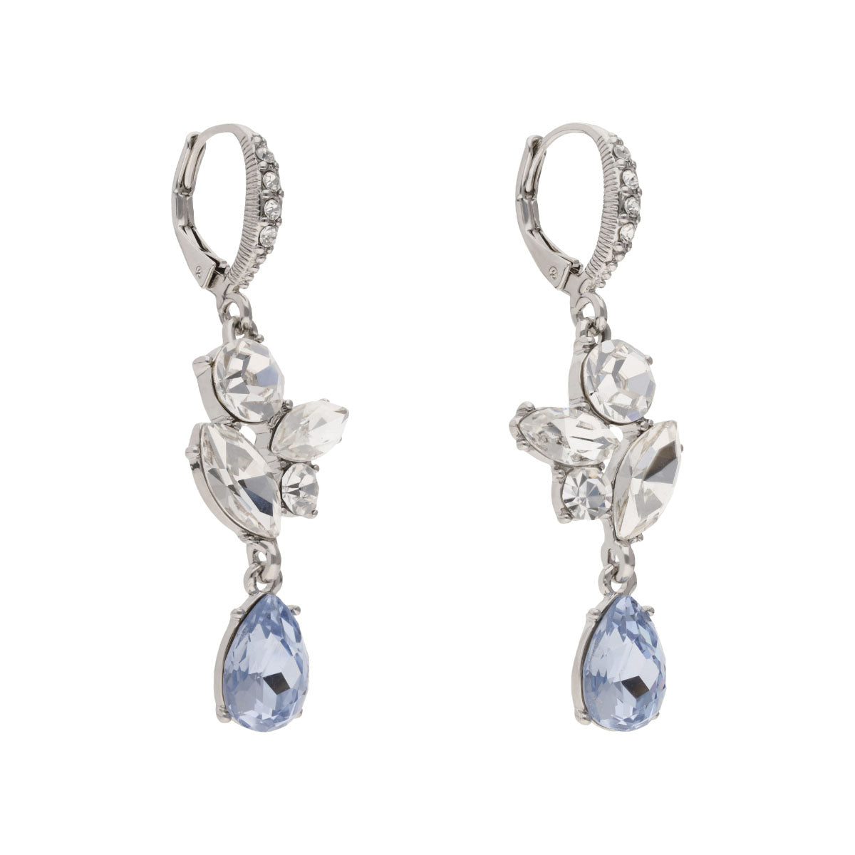 ARETES GIVENCHY GLASS SLIPPER PLATEADO