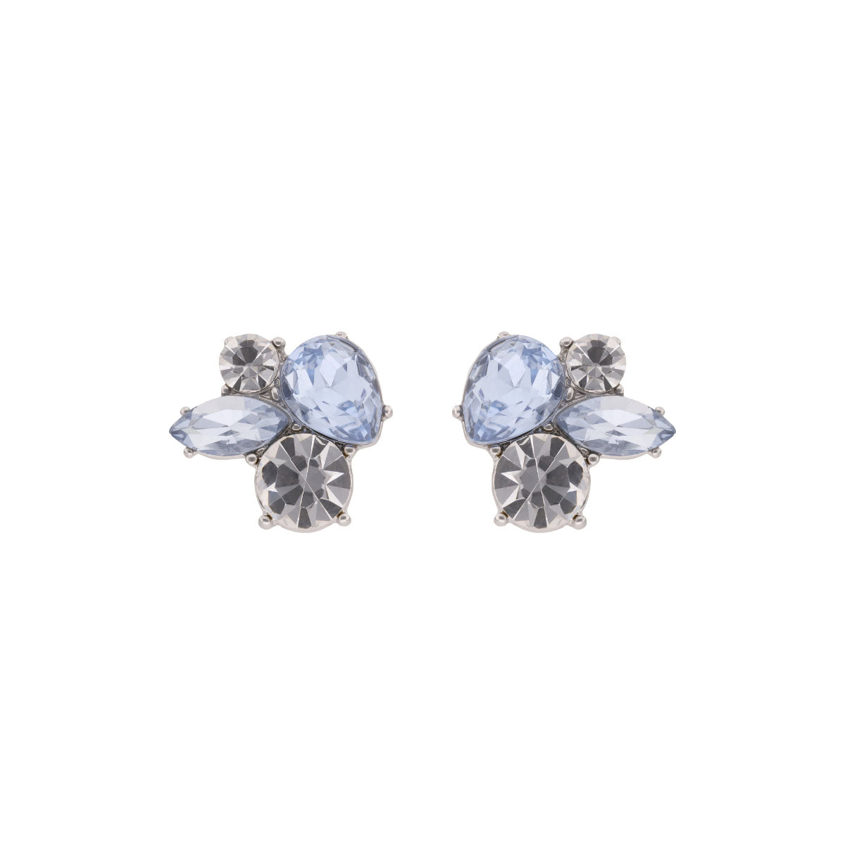 ARETES GIVENCHY GLASS SLIPPER PLATEADO