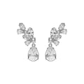 ARETES GIVENCHY NEW ROMANTICS RHODIUM PLATEADO