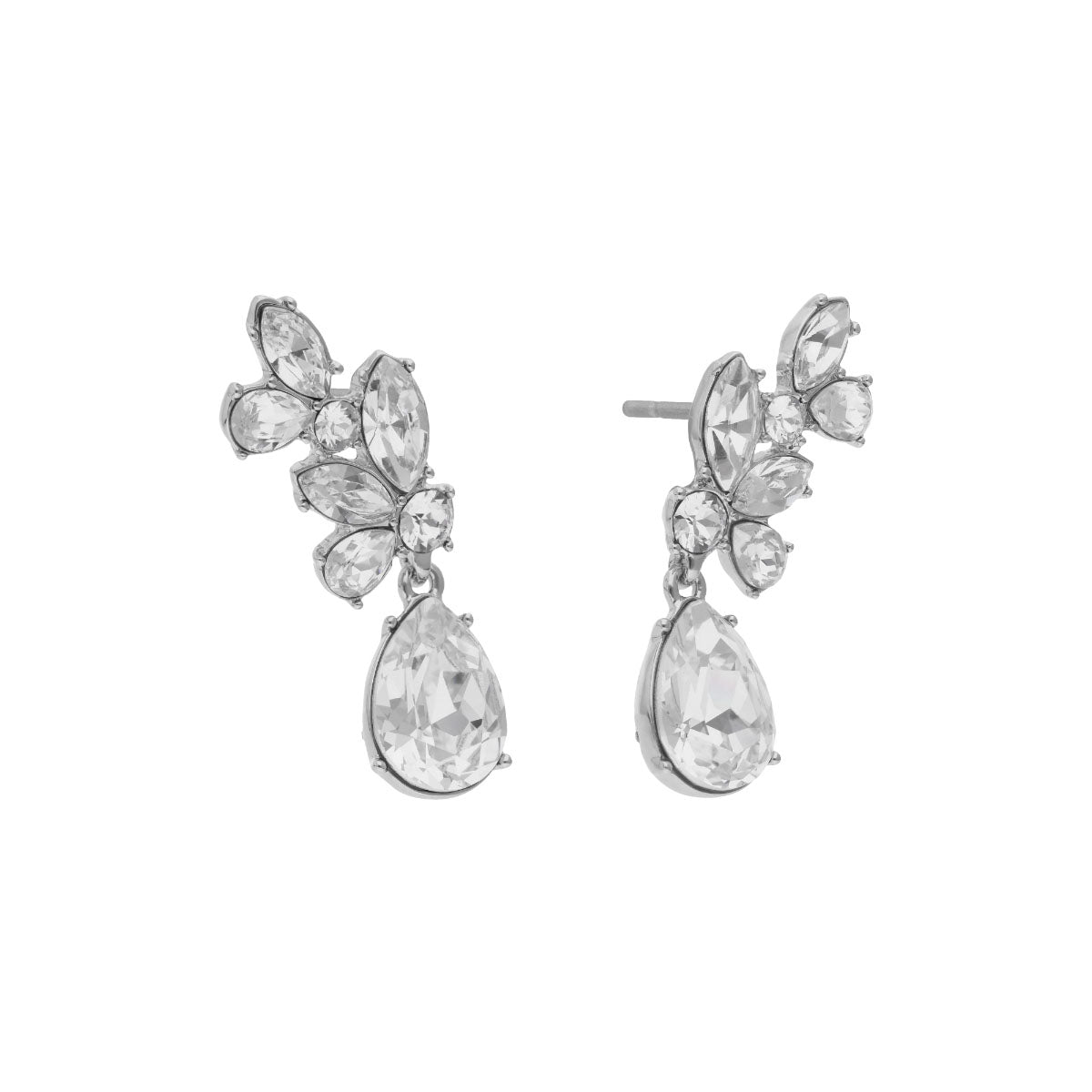ARETES GIVENCHY NEW ROMANTICS RHODIUM PLATEADO