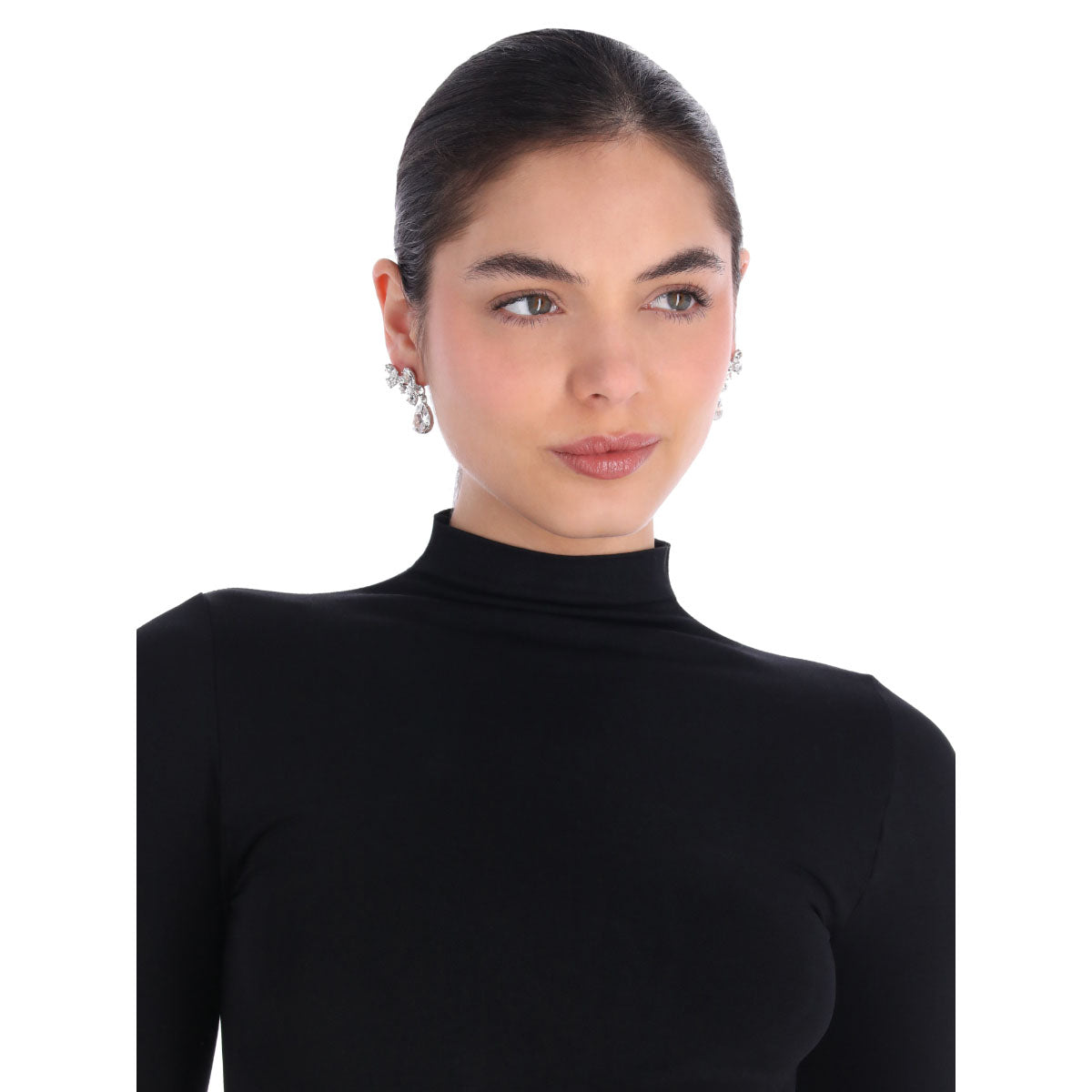 ARETES GIVENCHY NEW ROMANTICS RHODIUM PLATEADO