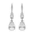 ARETES GIVENCHY NEW ROMANTICS RHODIUM PLATEADO