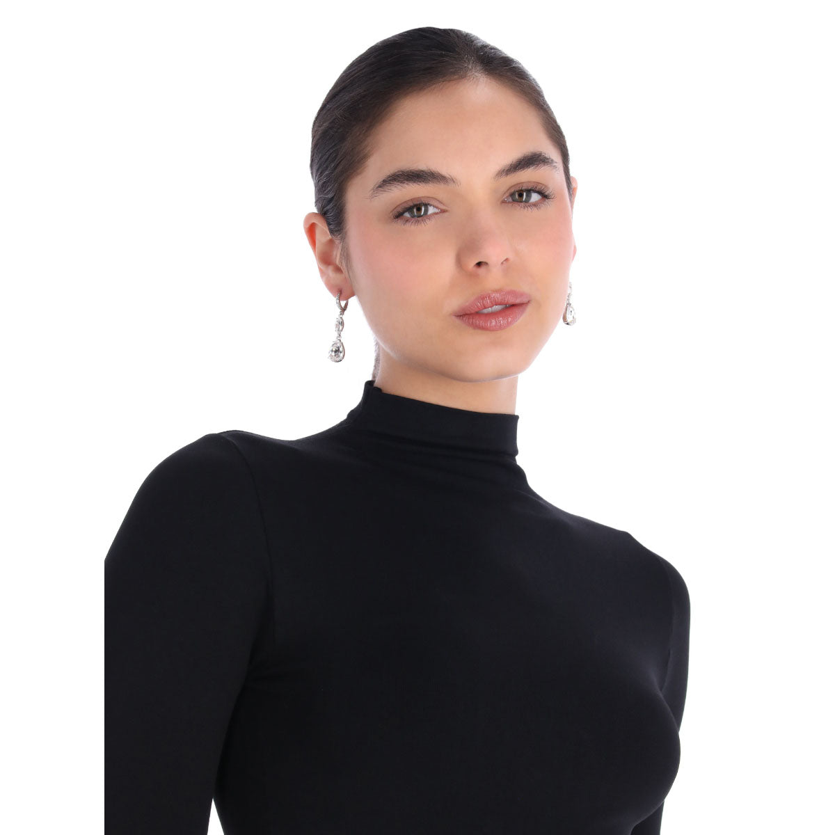 ARETES GIVENCHY NEW ROMANTICS RHODIUM PLATEADO