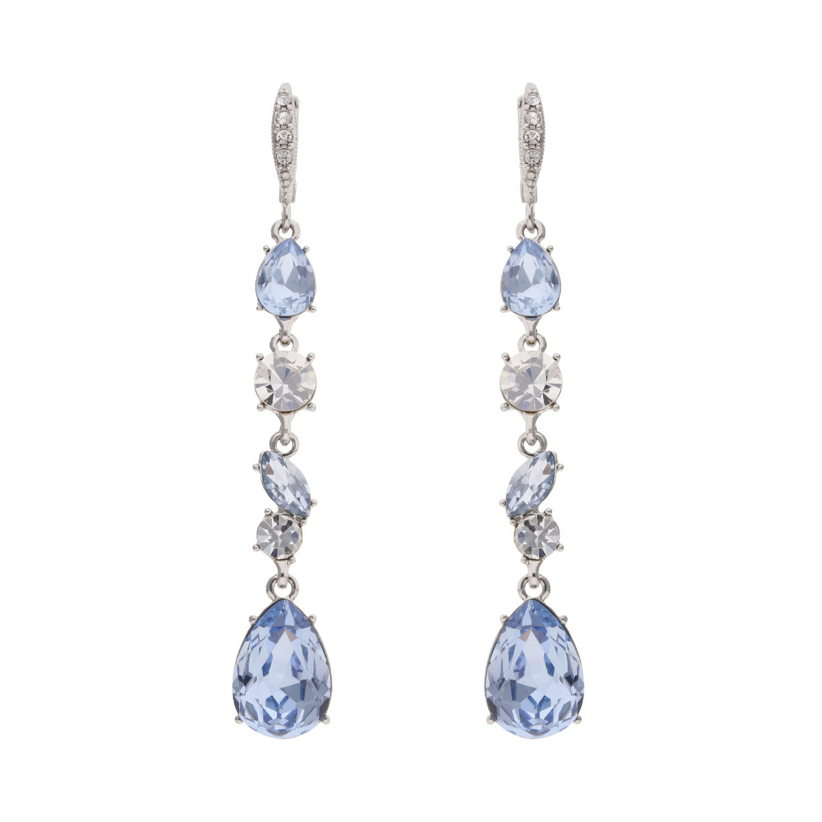 ARETES GIVENCHY GLASS SLIPPER PLATEADO