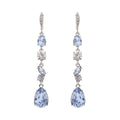 ARETES GIVENCHY GLASS SLIPPER PLATEADO