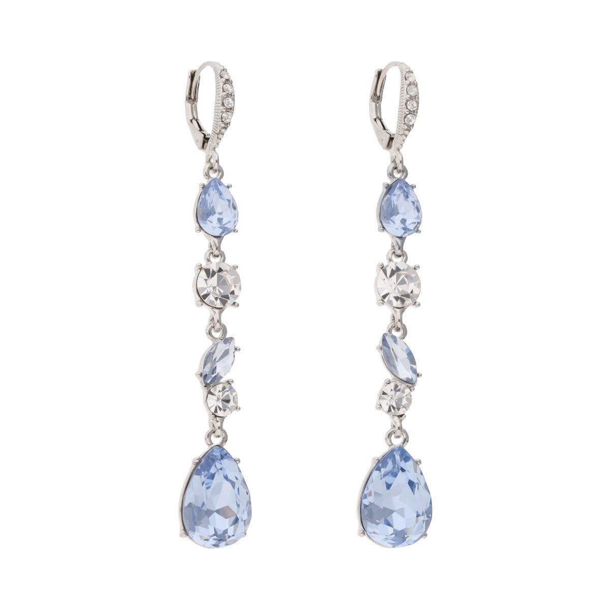 ARETES GIVENCHY GLASS SLIPPER PLATEADO