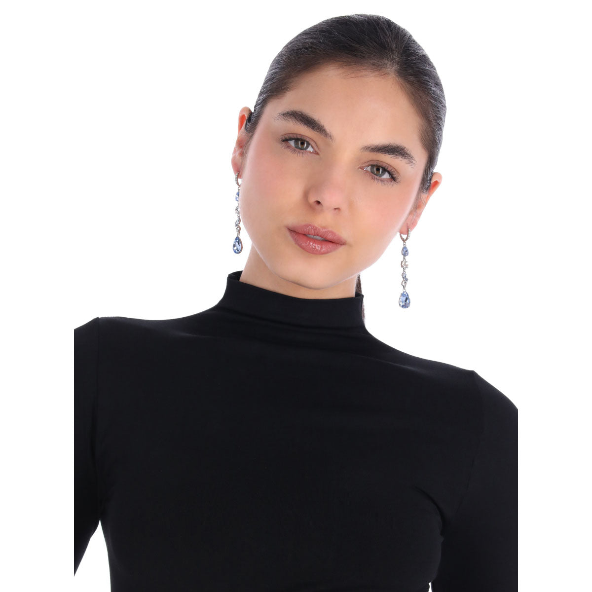 ARETES GIVENCHY GLASS SLIPPER PLATEADO