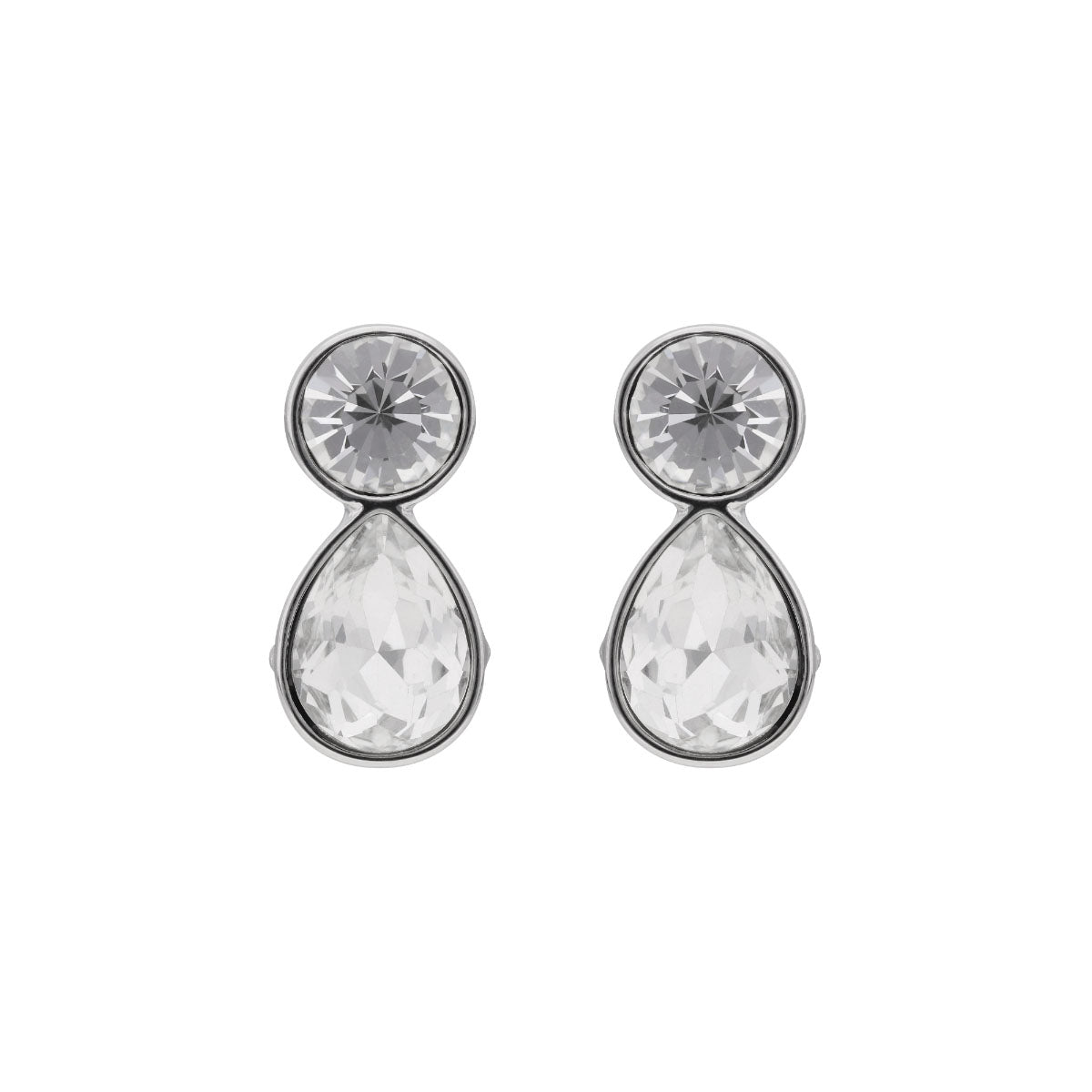 ARETES GIVENCHY CULTURED PEARL PLATEADO
