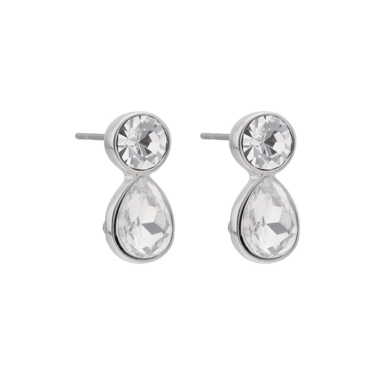 ARETES GIVENCHY CULTURED PEARL PLATEADO