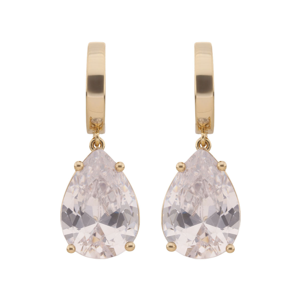 ARETES GIVENCHY CHAMPAGNE SILHOUETTE DORADO